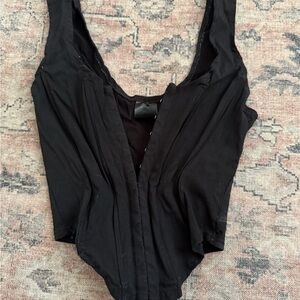 Black Women's Corset Top
